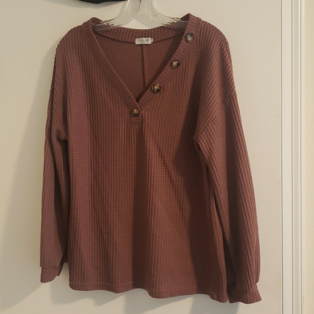 Tobrief v-neck sweater